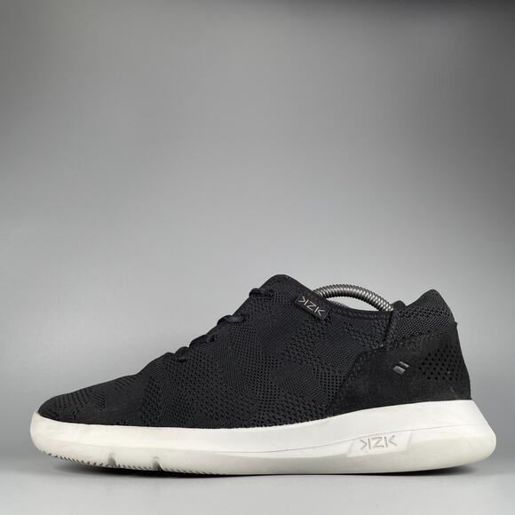 Kizik Madrid Eco Knit Men\'s Size 10.5 W Black Hands Free Sneakers Casual Shoes